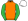 Orange Green Sleeves White Cap