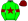 Lime Maroon Star Armbands & Cap
