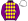 Purple Yellow Diamonds White Cap