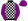 Black & White Checks Purple Sleeves & Cap