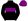 Black Purple Band & Cap