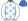 White Light Blue Spots Royal Blue Cap