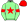 Pale Green Red Star Armbands & Cap