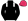 Black White Epaulettes Cerise Cap