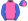 Hot Pink 4 Royal Blue Hearts & Sleeves Hot Pink Hearts Quartered Cap