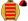 Gold Red & Black Hoops Quartered Cap