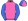 Hot Pink 4 Royal Blue Hearts & Sleeves Hot Pink Hearts Quartered Cap