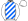 White Blue Diagonal Stripes White Cap