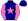 Dark Blue Hot Pink Star & Sleeves