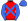Red Royal Blue Crossed Sashes Sleeves & Cap