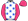 White Royal Blue Stars Pink Sleeves & Cap