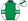Emerald Green White Sleeves Emerald Green Double Armbands White Cap Emerald Green Stripe