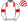 White Red Epaulettes & Armbands Striped Cap