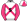 White Soft Pink Crossed Sashes Sleeves Quartered Cap