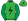 Bottle Green Black Lightning Bolt Emerald Green Sleeves Bottle Green Cap Black Lightning Bolt