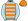Light Blue Orange Hoops & Cap