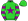 Lime Green Purple Star Hooped Sleeves Lime Green Cap