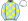 Light Blue Yellow Spots & Armbands White Cap