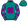 Teal Purple Four Leaf Clover Checked Sleeves