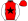 Red Black Star White Sleeves With Two Black Armbands Red Cap
