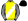 Yellow White Sash Black & White Striped Sleeves Black Cap