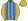 Gold Blue Stripes Gold Cap