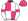 Pink White Quarters & Sleeves Pink Armbands