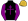 Black Purple Cross Of Lorraine & Sleeves Old Gold Cap