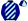 Dark Blue Pale Blue Diagonal Stripes Quartered Cap