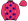 Cerise Dark Blue Stars