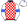 Red White Checks & Sleeves Royal Blue Armbands Collar & Cuffs White Cap Royal Blue Spot