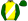 Yellow White Sash Dark Green Sleeves & Cap