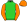Lime Green Orange Sleeves & Cap