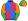 Blue Cerise Quarters Green & Orange Halved Sleeves Quartered Cap