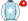Light Blue Red & White Star White Striped Sleeves Star Cap