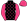 Black Pink Polka Dots Sleeves & Cap