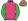 Pink Green Seams & Sleeves Striped Cap