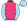Pink Light Blue Sleeves & Cap