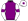 Purple With White Sleeves Purple Armbands White Cap With Purple Star