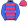 Royal Blue Pink Hoops & Cap
