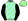Pale Green Pale Blue Diagonal Stripes Black Sleeves