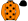 Orange Black Stars & Cap Orange Pom Pom