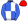 Royal Blue White Quarters Red Cap