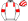 White Red Epaulettes & Armbands Red & White Striped Cap Red Pom Pom