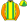 Yellow Green Braces Red Striped Sleeves Yellow & Green Quartered Cap