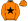 Orange Black Star & Black Seams On Cap