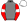 Grey Red Sleeves White Armbands & Cap