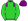 Lime Green Purple Epaulettes & Cap