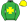 Green Yellow Maltese Cross & Cap