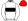 White Black Band Red Cap
